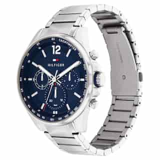 Tommy Hilfiger Blue Dial Stainless Steel Strap Watch for Men TH1791973