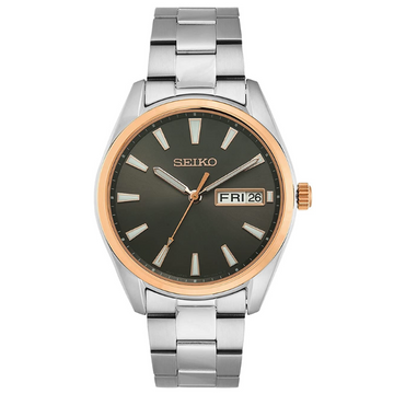 Seiko Analog Brown Dial Men's Watch-SUR344P1