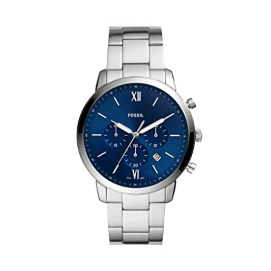 Fossil Neutra Analog Blue Dial Men's Watch-FS5792