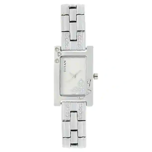 Raga Silver Dial Metal Strap Watch NL9716SM01 (J966A)