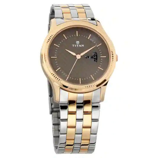 Brown Dial Stainless Steel Strap Watch NN1824KM01 (DJ647)