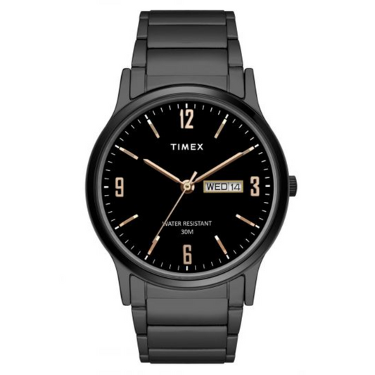 TIMEX ANALOG BLACK DIAL MEN'S WATCH TW000R438