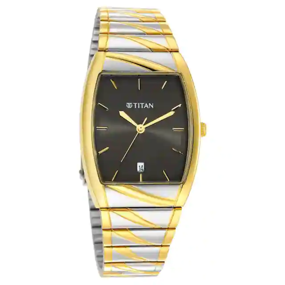 Karishma Anthracite Dial Brass Strap Watch 9315BM03 / NR9315BM03