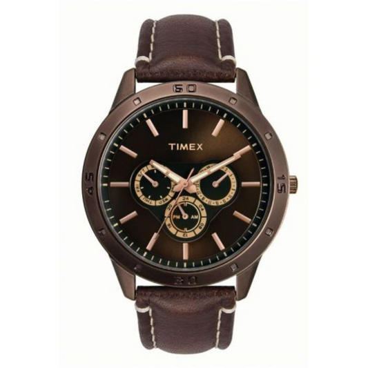 TIMEX ANALOG BROWN DIAL MEN'S WATCH TW000U914