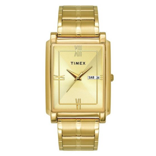 TIMEX ANALOG CHAMPAGNE DIAL MEN'S WATCH-TW000W910