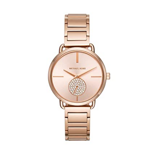 Michael Kors Analog Rose Gold Dial Women's Watch - MK3640