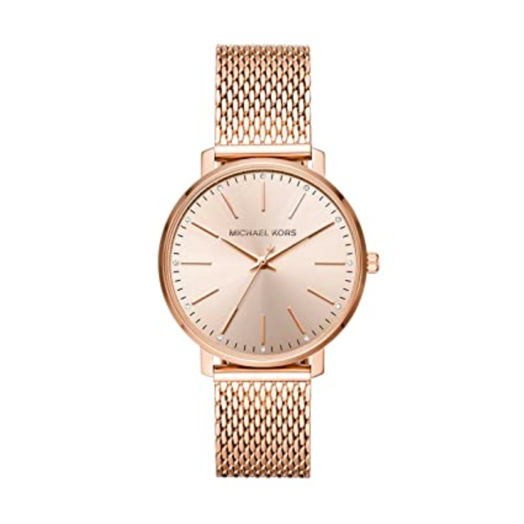 Michael Kors Analog Gold Dial Women's Watch-MK4340