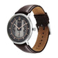 Quartet Black Dial Leather Strap Watch 1882SL01