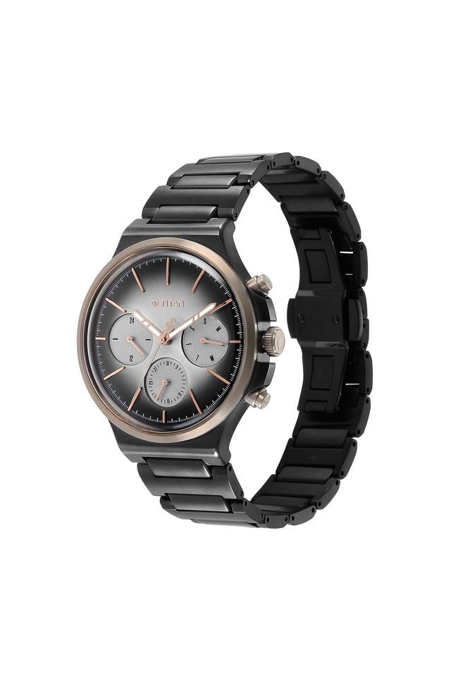 Grey stainless hot sale steel watch