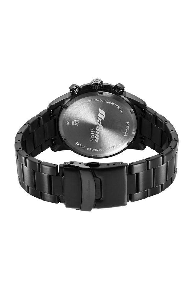 Octane black dial clearance stainless steel strap watch