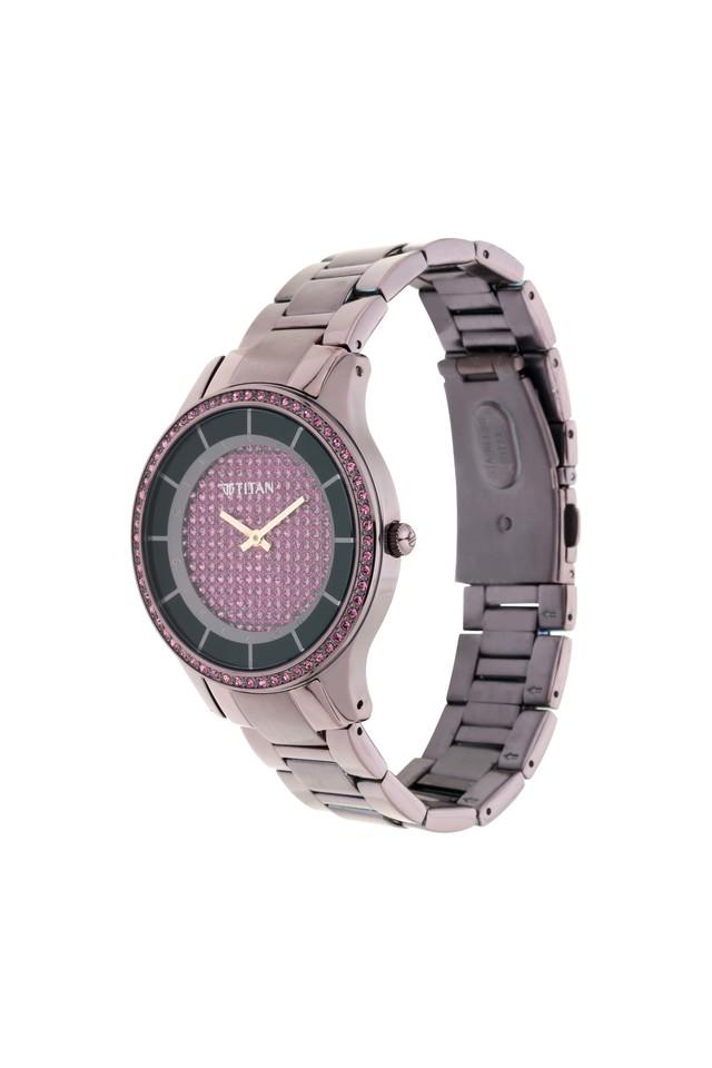 Girl Power in Purple Dial Stainless Steel Watch NM95109QM01 (DK120)