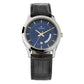 Blue Dial Leather Strap Watch NP1823SL01