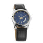 Blue Dial Leather Strap Watch NP1823SL01