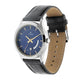 Blue Dial Leather Strap Watch NP1823SL01