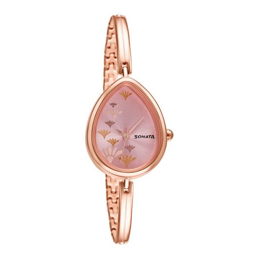 Wedding Edition - Pink Dial Metal Strap Watch NR8169WM01