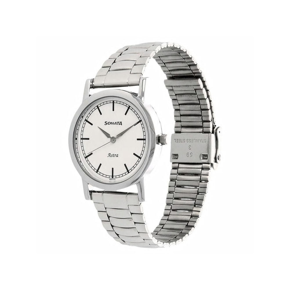 Buy Sonata 8141SM12 Silver Lining Analog Watch for Women at Best Price @  Tata CLiQ