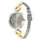 Utsav Grey Dail Two Toned Bi Metal Strap Watch NR8184BM01