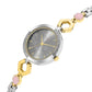 Utsav Grey Dail Two Toned Bi Metal Strap Watch NR8184BM01