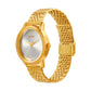 Gold Edit With Silver Dial Stainless Steel Strap Watch NR8175YM01