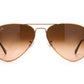 RAY-BAN SUNLGASSES AVIATOR GRADIENT BRONZE RB 3025 9001A558