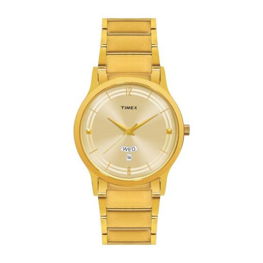 Timex Classics Analog Gold Dial Men's Watch - TI000R421