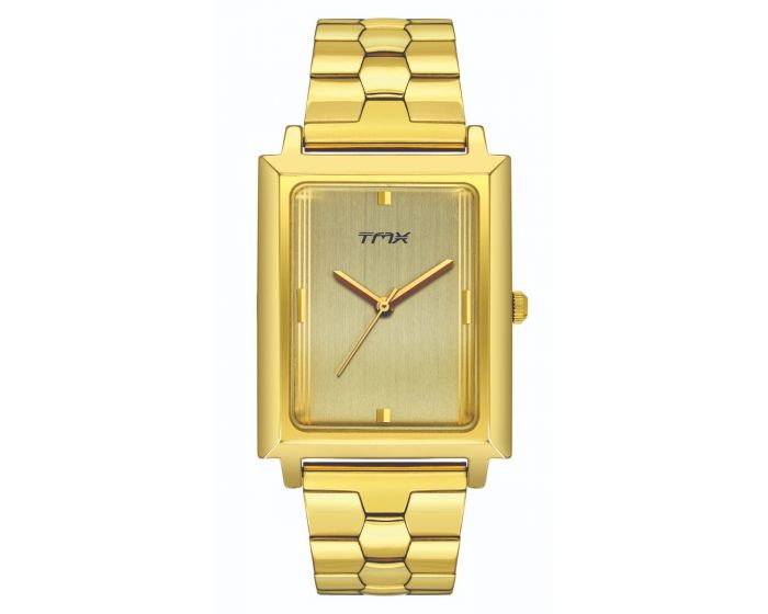 Golden Dial Rectangular Case Watch TM0TG7404