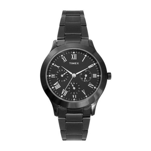 TIMEX CHRONOGRAPH BLACK DIAL WOMEN'S WATCH-TW000Q809