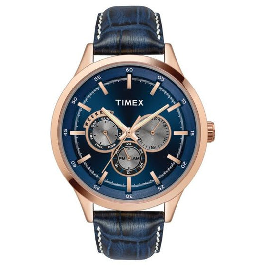 TIMEX ANALOG BLUE DIAL MEN'S WATCH TW000T310