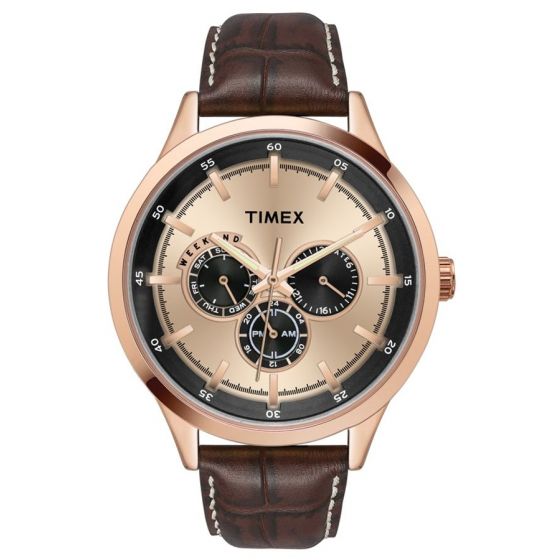 TIMEX ANALOG BLACK DIAL MEN'S WATCH TW000T311