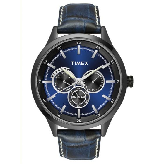 TIMEX ANALOG BLACK DIAL MEN'S WATCH TW000T312