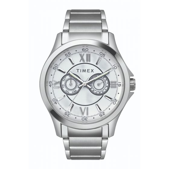 TIMEX ANALOG SILVER DIAL MEN'S WATCH-TW000X121