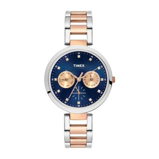 TIMEX ANALOG BLUE DIAL WOMEN'S WATCH-TW000X210