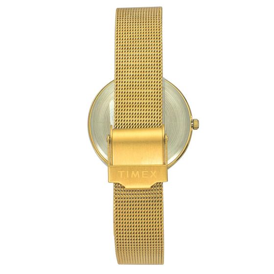 TIMEX ANALOG CHAMPAGNE DIAL WOMEN WATCH-TW000X235