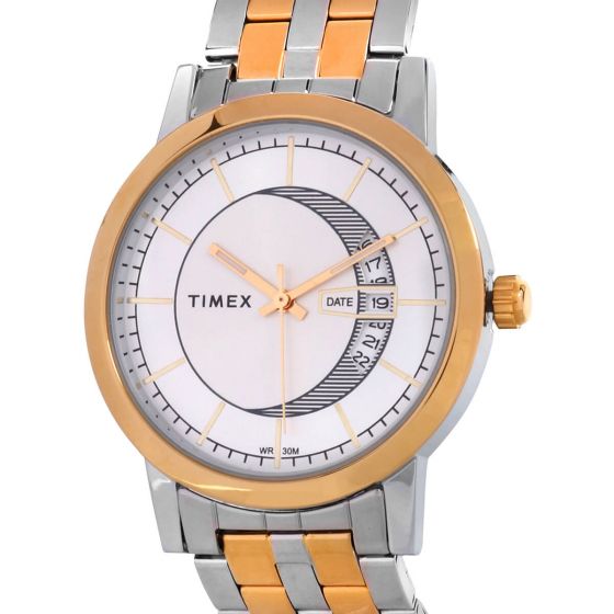 TIMEX PAIRS SILVER DIAL WATCH TW00PR230