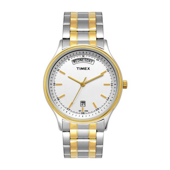 TIMEX ANALOG WHITE DIAL MEN'S WATCH TW0TG5909