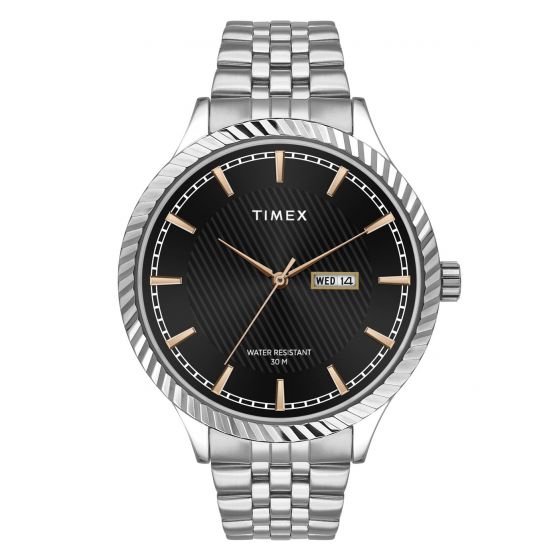 TIMEX ANALOG BLACK DIAL MEN'S WATCH-TW0TG7500