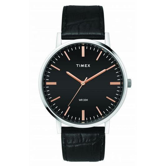 TIMEX ANALOG BLACK DIAL MEN'S WATCH-TW0TG8000