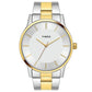 TIMEX SLEEK SILVER DIAL WATCH WITH TWO-TONE BRACELET -TW0TG8302