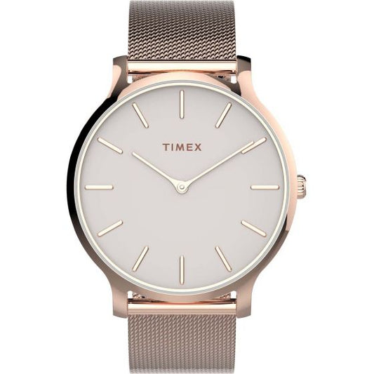 TIMEX TRANSCEND ANALOG PINK DIAL WOMEN'S WATCH-TW2T73900