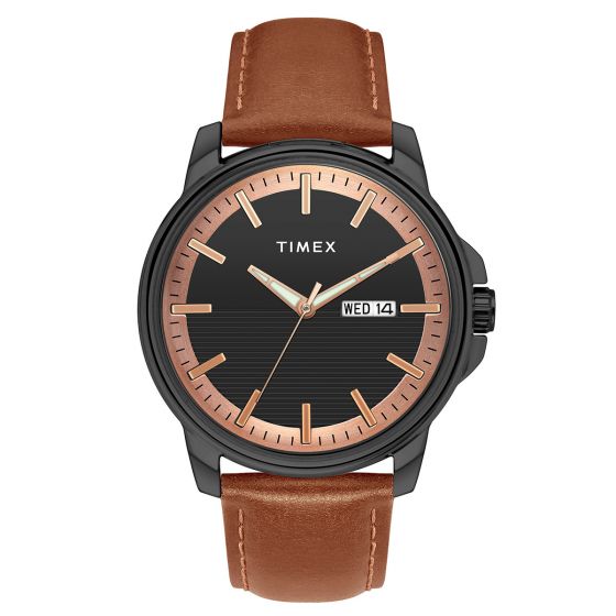 TIMEX WORK FROM HOME STYLE ANALOG BLACK DIAL MEN'S WATCH-TWEG17212