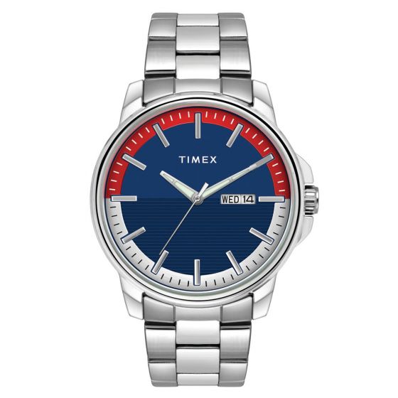 TIMEX WORK FROM HOME STYLE ANALOG BLUE DIAL MEN'S WATCH-TWEG17214