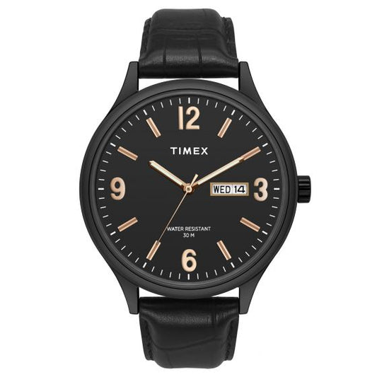 TIMEX ANALOG BLACK DIAL MEN'S WATCH-TWEG18403