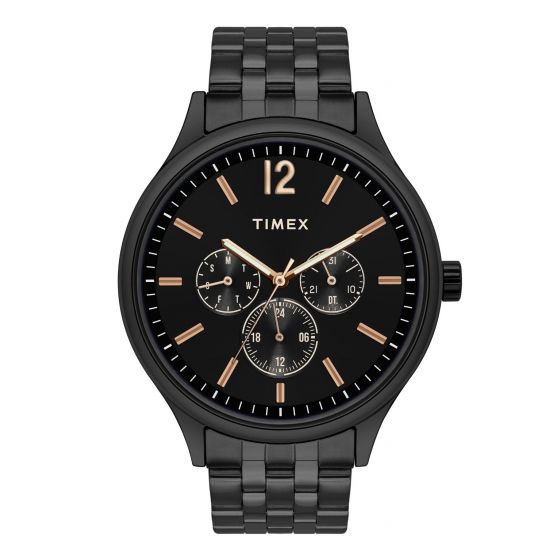 TIMEX ANALOG BLACK DIAL MEN'S WATCH-TWEG18405