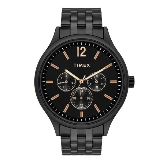 TIMEX ANALOG BLACK DIAL MEN'S WATCH-TWEG18405