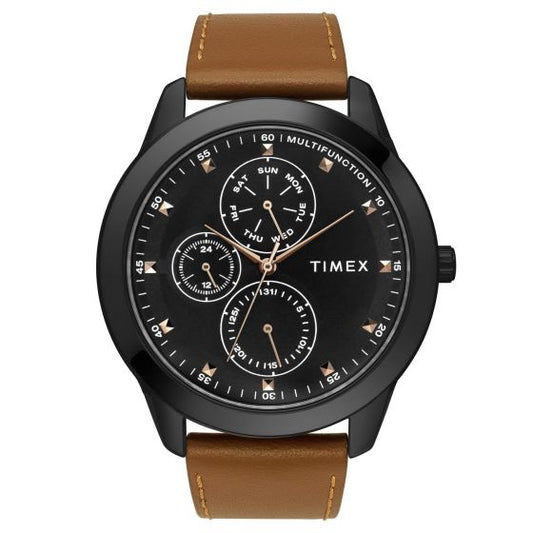 TIMEX ANALOG BLACK DIAL MEN'S WATCH-TWEG18505