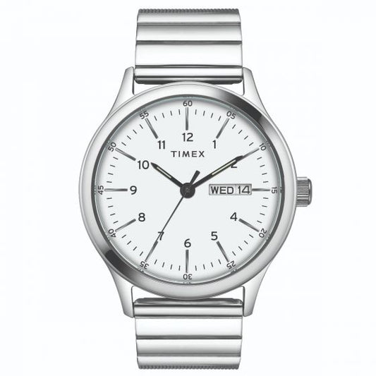 TIMEX ANALOG WHITE DIAL BOY'S WATCH-TWEG19703