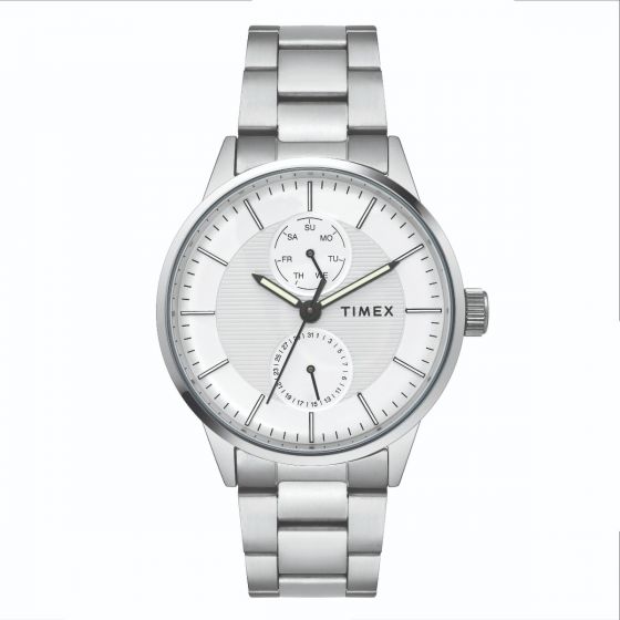 TIMEX ANALOG SILVER DIAL BOY'S WATCH-TWEG19900