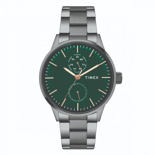 TIMEX ANALOG GREEN DIAL BOY'S WATCH-TWEG19905