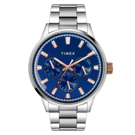 TIMEX ANALOG BLUE DIAL MEN'S WATCH - TWEG19909