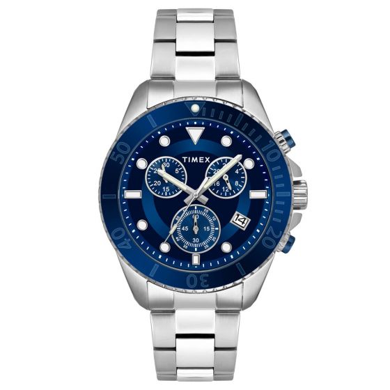 TIMEX MENS BLUE DIAL WATCH TWEG20103